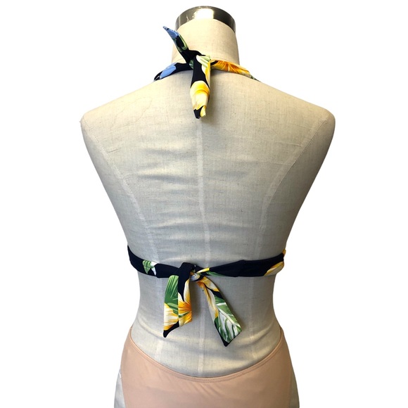 Women's Floral Bikini Top Size 12 - Picture 3 of 3